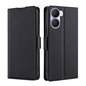 Ultra-thin Voltage Side Buckle Horizontal Flip Leather Phone Case