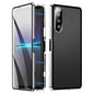 HD Magnetic Metal Tempered Glass Phone Case, For Sony Xperia 5 IV