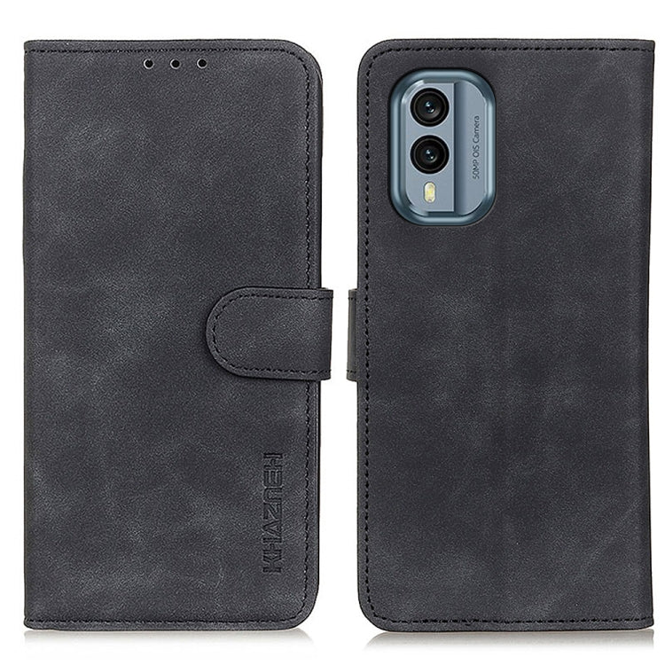 KHAZNEH Retro Texture Horizontal Flip Leather Phone Case