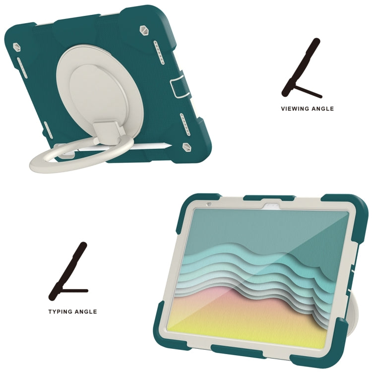 360 Rotation PC+Silicone Tablet Case