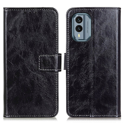 Retro Crazy Horse Texture Horizontal Flip Leather Phone Case