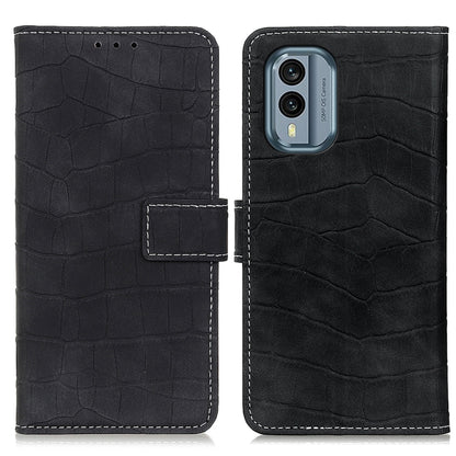 Magnetic Crocodile Texture Horizontal Flip Leather Phone Case, For Nokia X30 5G, For Samsung Galaxy A54 5G