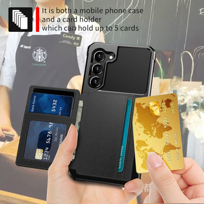 Magnetic Wallet Card Bag Leather Phone Case