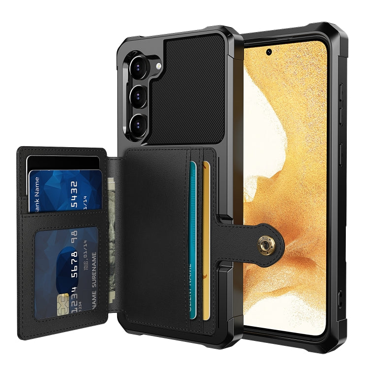 Magnetic Wallet Card Bag Leather Phone Case