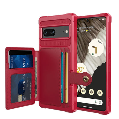 Magnetic Wallet Card Bag Leather Phone Case