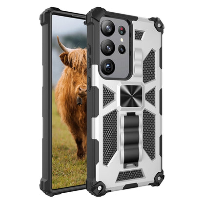 Shockproof TPU + PC Magnetic Phone Case with Holder