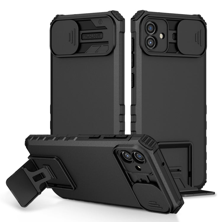 Stereoscopic Holder Sliding Camshield Phone Case