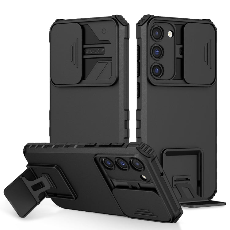 Stereoscopic Holder Sliding Camshield Phone Case