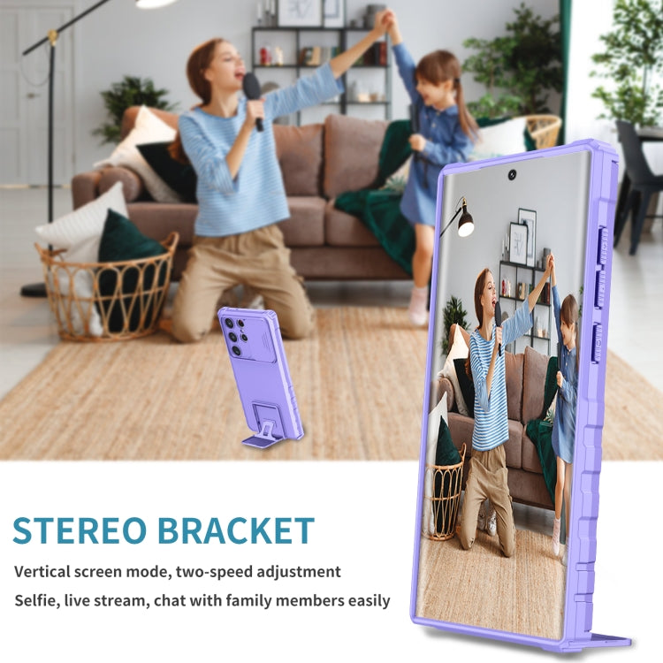 Stereoscopic Holder Sliding Camshield Phone Case, For Samsung Galaxy S23 Ultra 5G, For Samsung Galaxy A14 5G