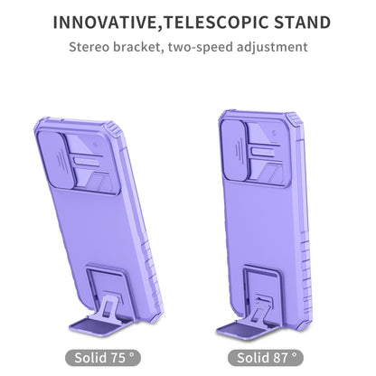 Stereoscopic Holder Sliding Camshield Phone Case