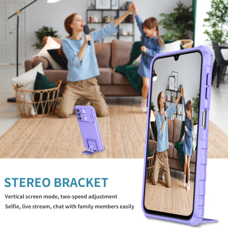 Stereoscopic Holder Sliding Camshield Phone Case