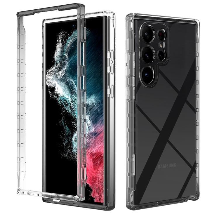 Transparent Gradient Color TPU + PC Protective Phone Case, For Samsung Galaxy S23 Ultra 5G, For Samsung Galaxy S23+ 5G, For Samsung Galaxy S23 5G
