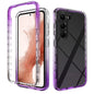 Transparent Gradient Color TPU + PC Protective Phone Case, For Samsung Galaxy S23 Ultra 5G, For Samsung Galaxy S23+ 5G, For Samsung Galaxy S23 5G