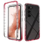 Transparent Gradient Color TPU + PC Protective Phone Case