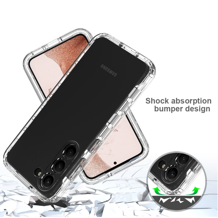 Transparent Gradient Color TPU + PC Protective Phone Case