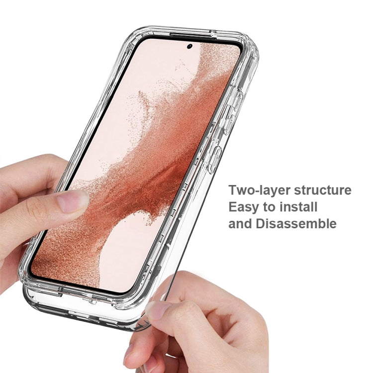 Transparent Gradient Color TPU + PC Protective Phone Case