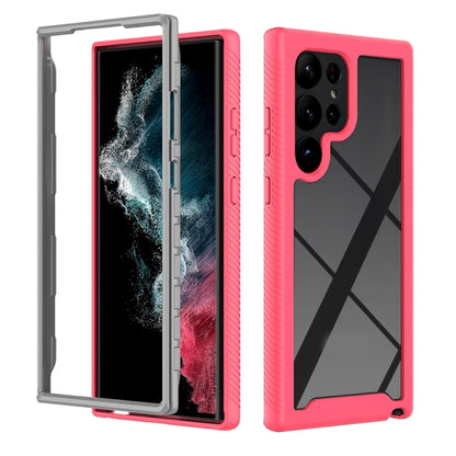 Two-layer Integrated Transparent TPU + PC Protective Phone Case, For Samsung Galaxy S23 Ultra 5G, For Samsung Galaxy S23+ 5G, For Samsung Galaxy S23 5G