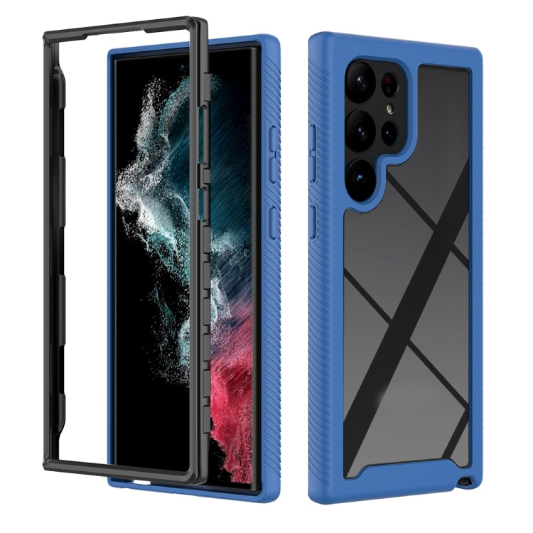 Two-layer Integrated Transparent TPU + PC Protective Phone Case, For Samsung Galaxy S23 Ultra 5G, For Samsung Galaxy S23+ 5G, For Samsung Galaxy S23 5G