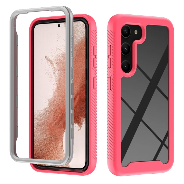 Two-layer Integrated Transparent TPU + PC Protective Phone Case, For Samsung Galaxy S23 Ultra 5G, For Samsung Galaxy S23+ 5G, For Samsung Galaxy S23 5G