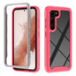 Two-layer Integrated Transparent TPU + PC Protective Phone Case, For Samsung Galaxy S23 Ultra 5G, For Samsung Galaxy S23+ 5G, For Samsung Galaxy S23 5G