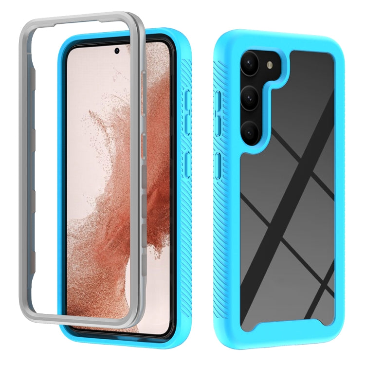 Two-layer Integrated Transparent TPU + PC Protective Phone Case, For Samsung Galaxy S23 Ultra 5G, For Samsung Galaxy S23+ 5G, For Samsung Galaxy S23 5G