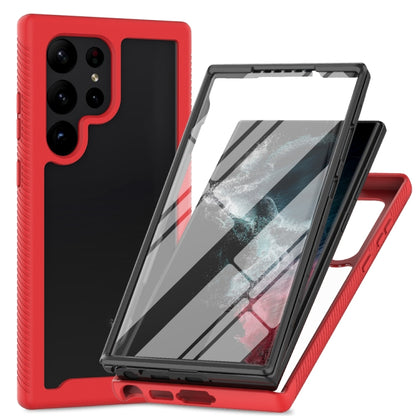 Two-layer Integrated Transparent TPU + PC + PET Protective Phone Case, For Samsung Galaxy S23 Ultra 5G, For Samsung Galaxy S23+ 5G, For Samsung Galaxy S23 5G