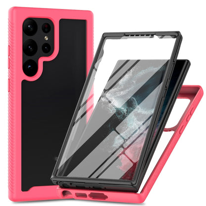 Two-layer Integrated Transparent TPU + PC + PET Protective Phone Case, For Samsung Galaxy S23 Ultra 5G, For Samsung Galaxy S23+ 5G, For Samsung Galaxy S23 5G
