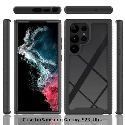 Two-layer Integrated Transparent TPU + PC + PET Protective Phone Case, For Samsung Galaxy S23 Ultra 5G, For Samsung Galaxy S23+ 5G, For Samsung Galaxy S23 5G