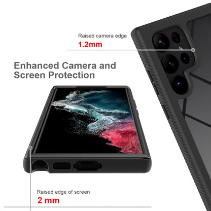 Two-layer Integrated Transparent TPU + PC + PET Protective Phone Case, For Samsung Galaxy S23 Ultra 5G, For Samsung Galaxy S23+ 5G, For Samsung Galaxy S23 5G