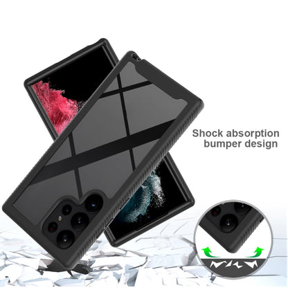 Two-layer Integrated Transparent TPU + PC + PET Protective Phone Case, For Samsung Galaxy S23 Ultra 5G, For Samsung Galaxy S23+ 5G, For Samsung Galaxy S23 5G