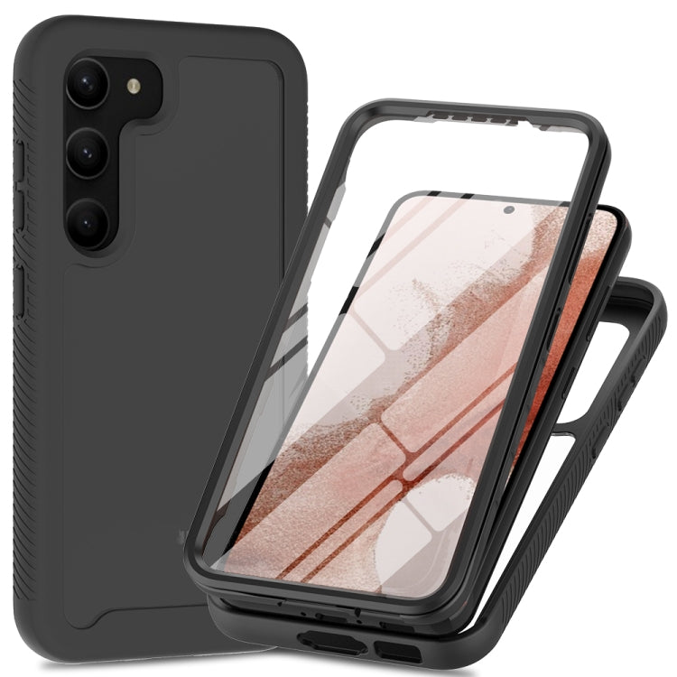 Two-layer Integrated Transparent TPU + PC + PET Protective Phone Case, For Samsung Galaxy S23 Ultra 5G, For Samsung Galaxy S23+ 5G, For Samsung Galaxy S23 5G