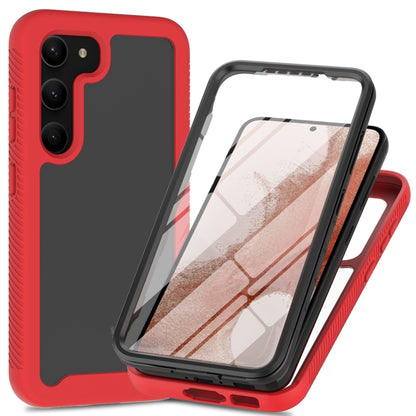 Two-layer Integrated Transparent TPU + PC + PET Protective Phone Case, For Samsung Galaxy S23 Ultra 5G, For Samsung Galaxy S23+ 5G, For Samsung Galaxy S23 5G