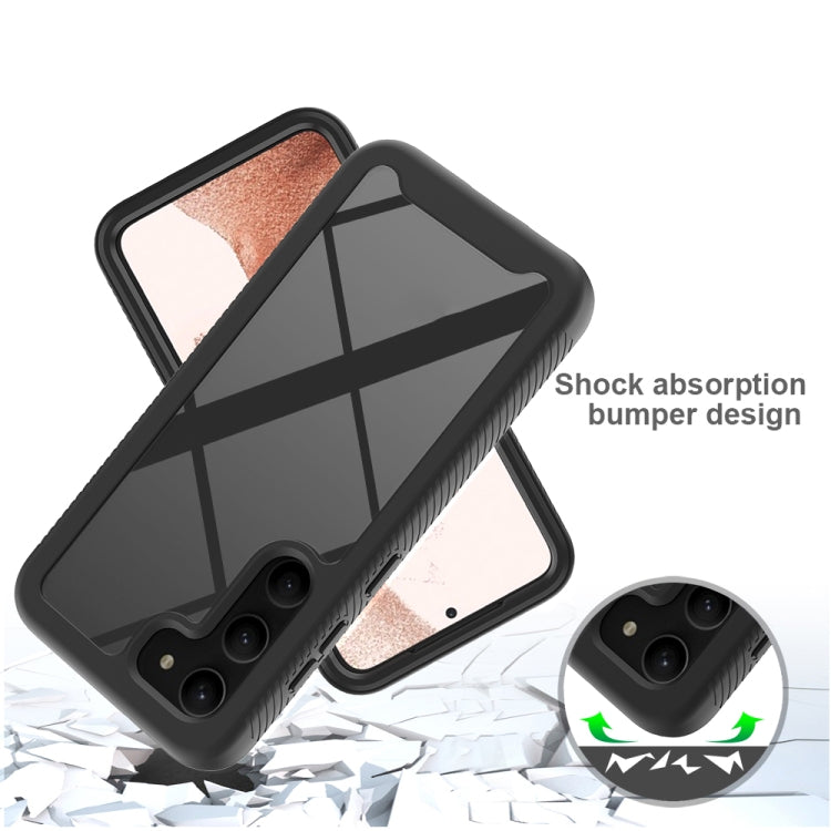 Two-layer Integrated Transparent TPU + PC + PET Protective Phone Case