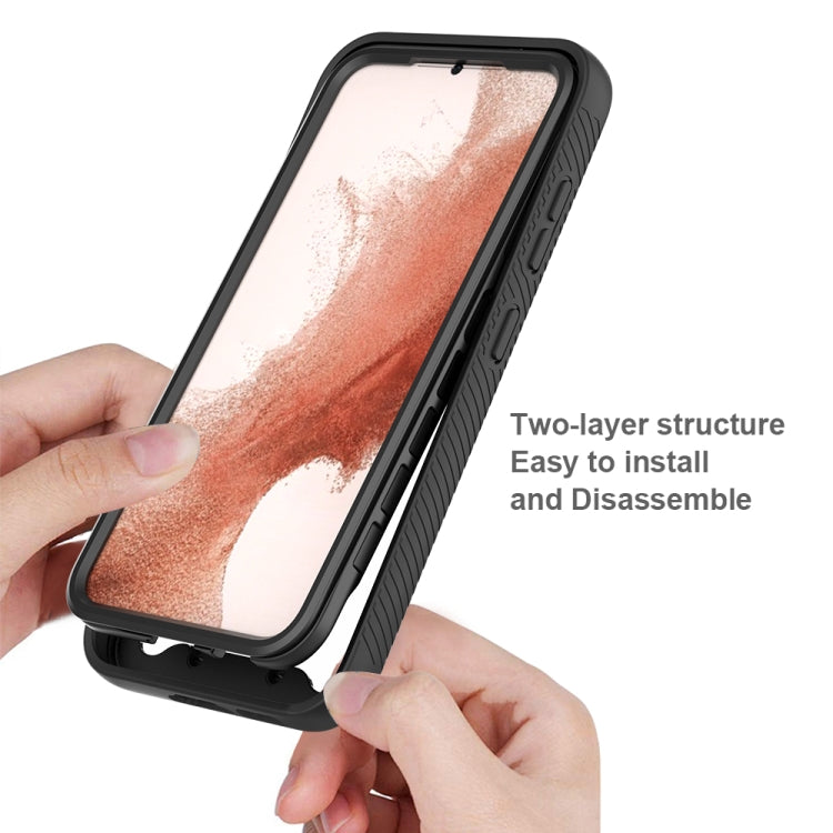 Two-layer Integrated Transparent TPU + PC + PET Protective Phone Case