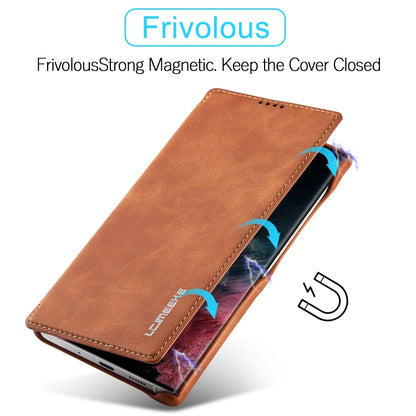 LC.IMEEKE Hon Ancient Series Horizontal Flip Leather Phone Case