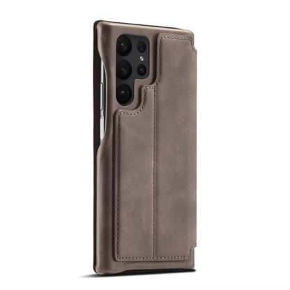 LC.IMEEKE Hon Ancient Series Horizontal Flip Leather Phone Case, For Samsung Galaxy S23 Ultra 5G