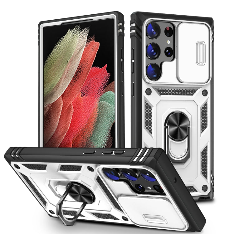 Sliding Camera Cover TPU + PC Phone Case