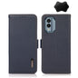 KHAZNEH Side-Magnetic Litchi Genuine Leather RFID Phone Case, For Nokia X30 5G