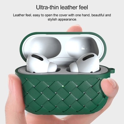 Weave Texture TPU Wireless Earphone Protective Case, For AirPods Pro, For AirPods 1 / 2