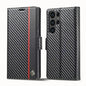 LC.IMEEKE Carbon Fiber PU + TPU Horizontal Flip Leather Phone Case, For Samsung Galaxy S23 5G, For Samsung Galaxy S23+ 5G, For Samsung Galaxy S23 Ultra 5G