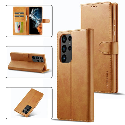 LC.IMEEKE Calf Texture Horizontal Flip Leather Phone Case