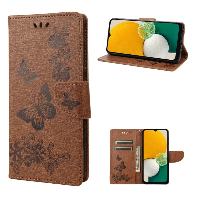 Butterfly Embossed Horizontal Flip Leather Phone Case