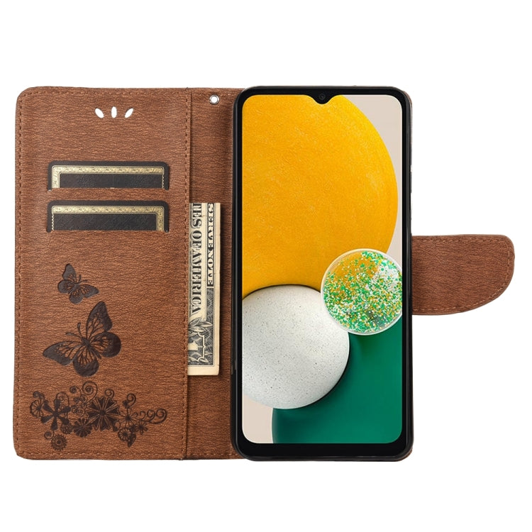 Butterfly Embossed Horizontal Flip Leather Phone Case