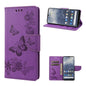 Butterfly Embossed Horizontal Flip Leather Phone Case