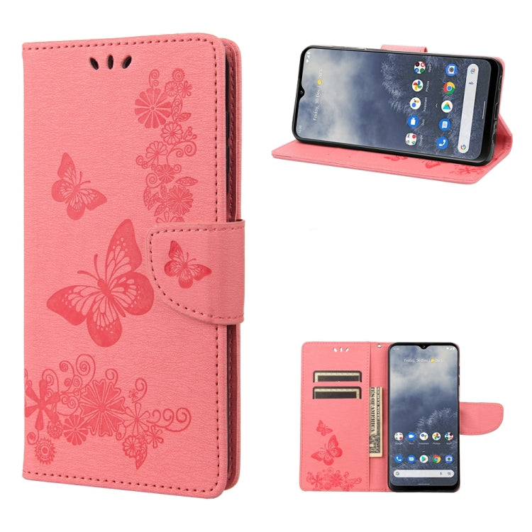 Butterfly Embossed Horizontal Flip Leather Phone Case