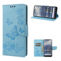 Butterfly Embossed Horizontal Flip Leather Phone Case, For Samsung Galaxy A54 5G, For Nokia G60, For OPPO A17