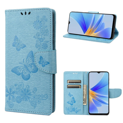 Butterfly Embossed Horizontal Flip Leather Phone Case