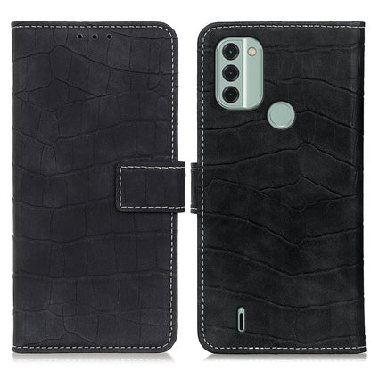Magnetic Crocodile Texture Horizontal Flip Leather Phone Case, For Nokia C31, For Samsung Galaxy A34 5G