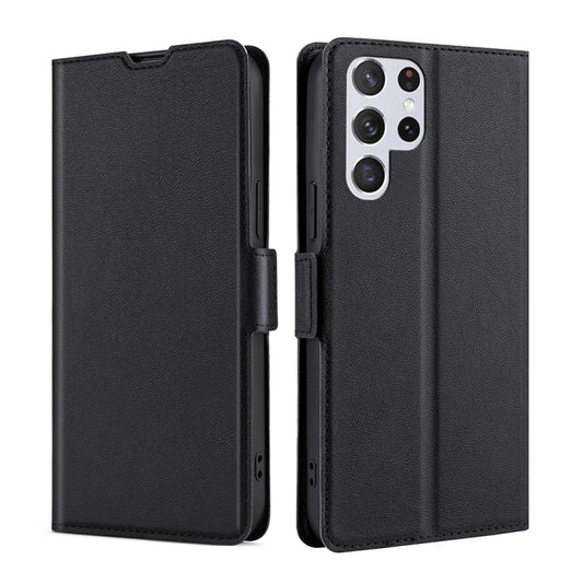 Ultra-thin Voltage Side Buckle Horizontal Flip Leather Phone Case