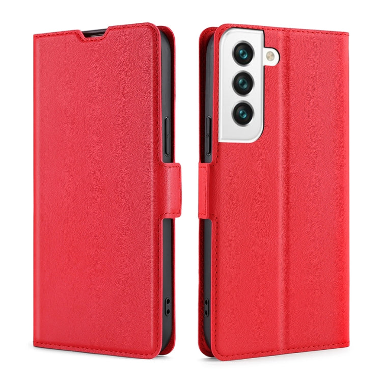 Ultra-thin Voltage Side Buckle Horizontal Flip Leather Phone Case